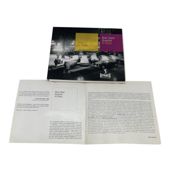 Stan Getz Quartet - In Paris Music CD 2002 Universal Music Saxophone Reissue - Picture 13 of 16